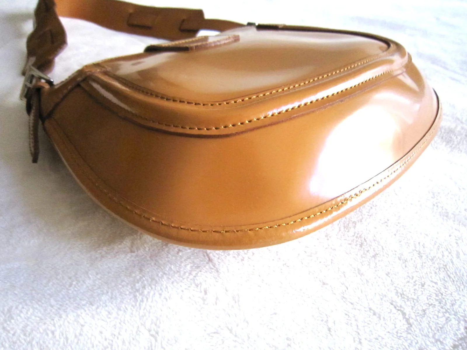 Browns Couture Mustard Leather Shoulder Bag — image 4