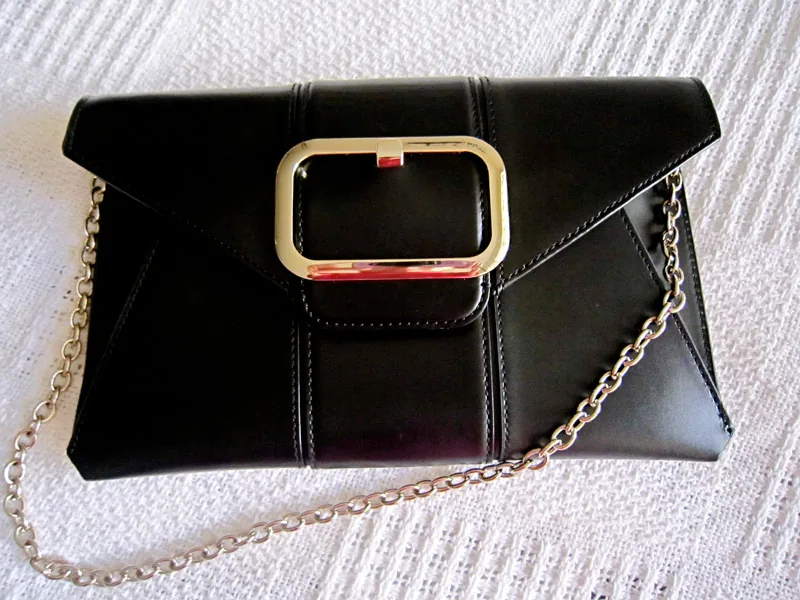 Banana Republic Freja Envelope Leather Clutch