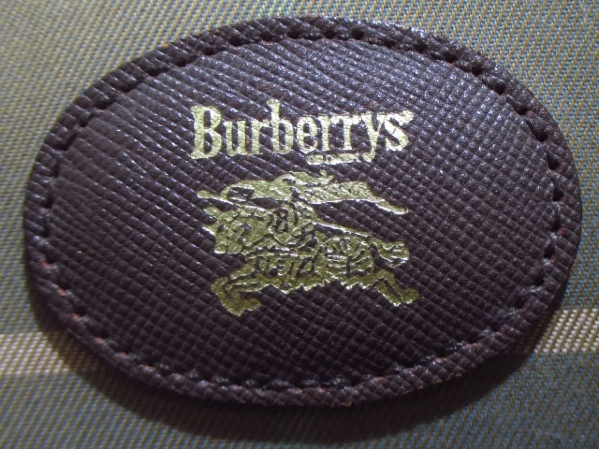 Burberry Green Checked Canvas Duffel Bag — image 7
