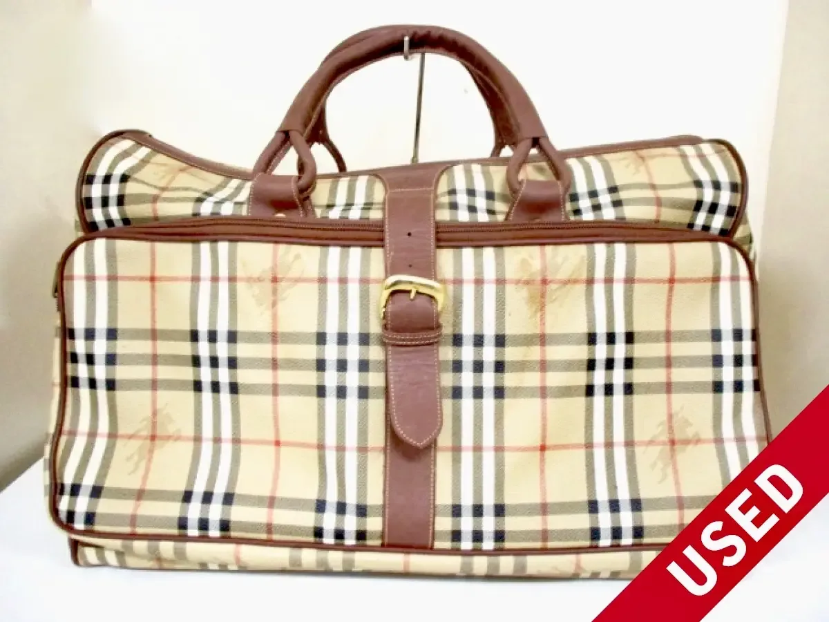 Burberry Haymarket Check Duffel Bag