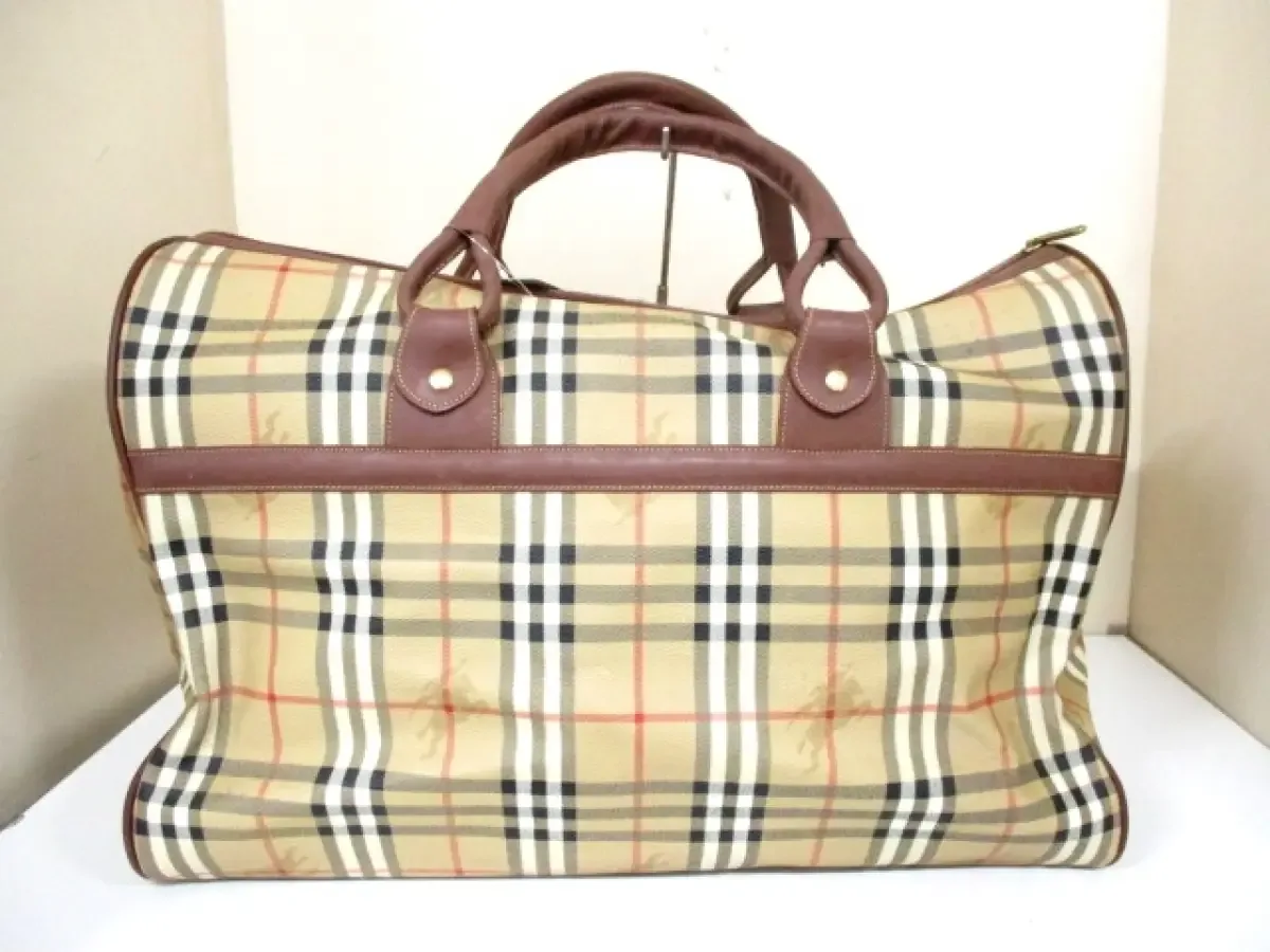 Burberry Haymarket Check Duffel Bag — image 3