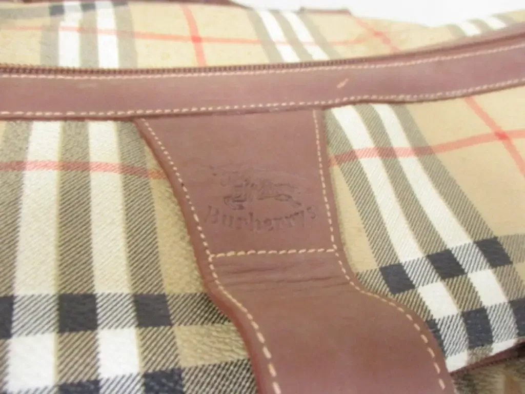 Burberry Haymarket Check Duffel Bag — image 6