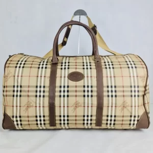 Burberry Haymarket Check Duffel Bag