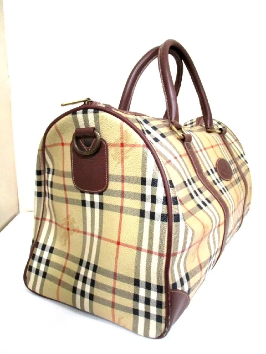 Burberry Haymarket Check Duffel Bag — image 3
