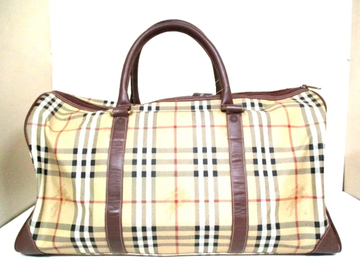Burberry Haymarket Check Duffel Bag — image 5
