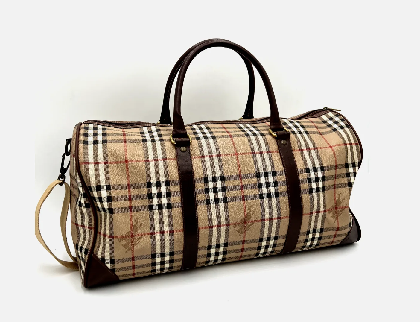 Burberry Haymarket Check Duffel Bag — image 6