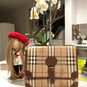 Burberry Haymarket Check Messenger Bag