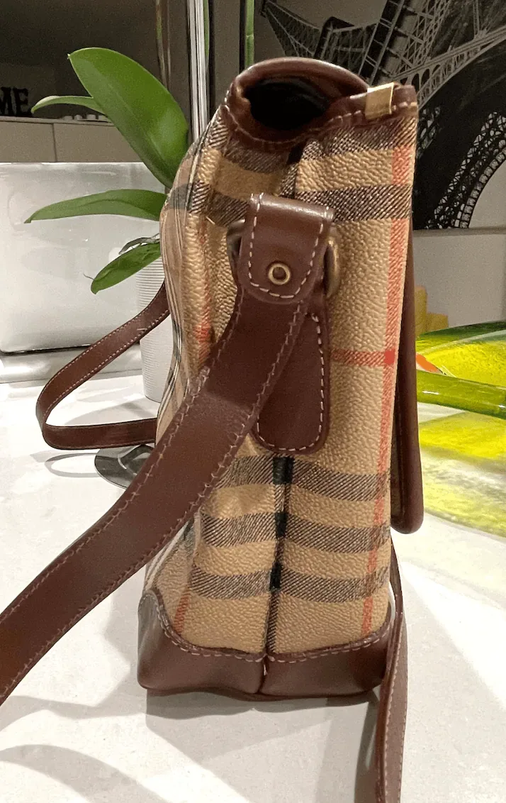 Burberry Haymarket Check Messenger Bag — image 7