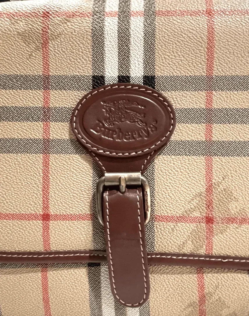 Burberry Haymarket Check Messenger Bag — image 8