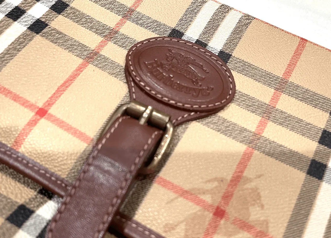 Burberry Haymarket Check Messenger Bag — image 9
