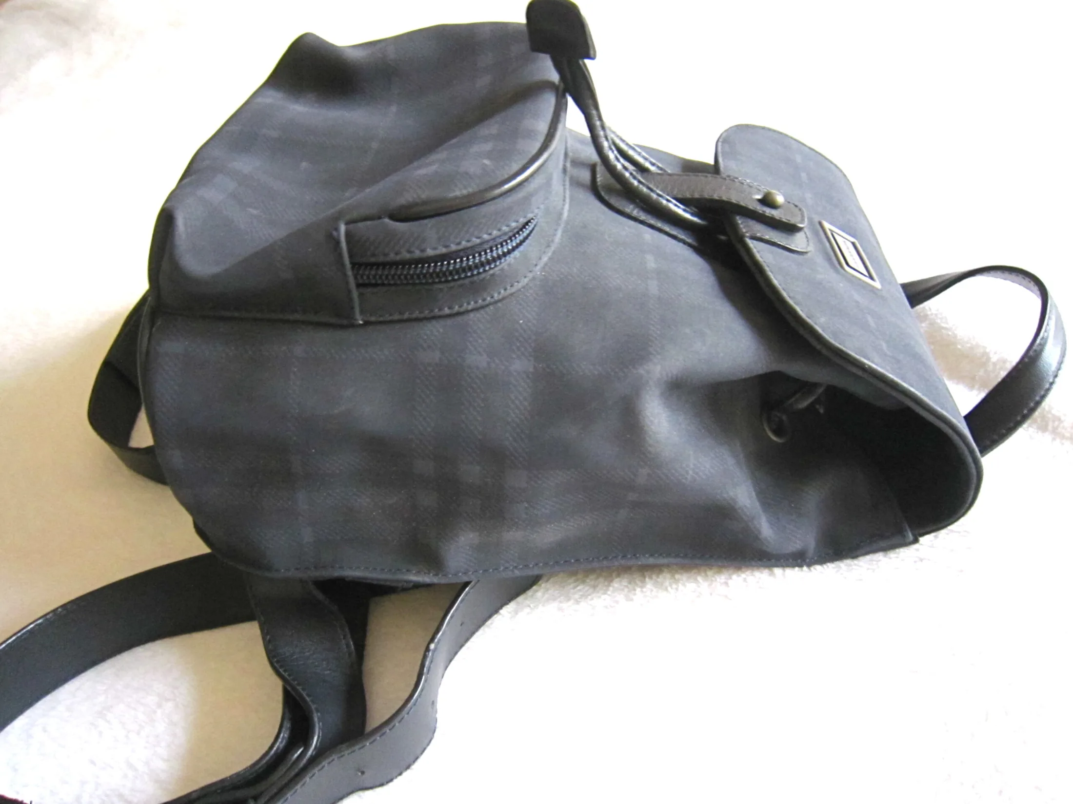 Burberry Nova Check Blue Classic Backpack — image 6