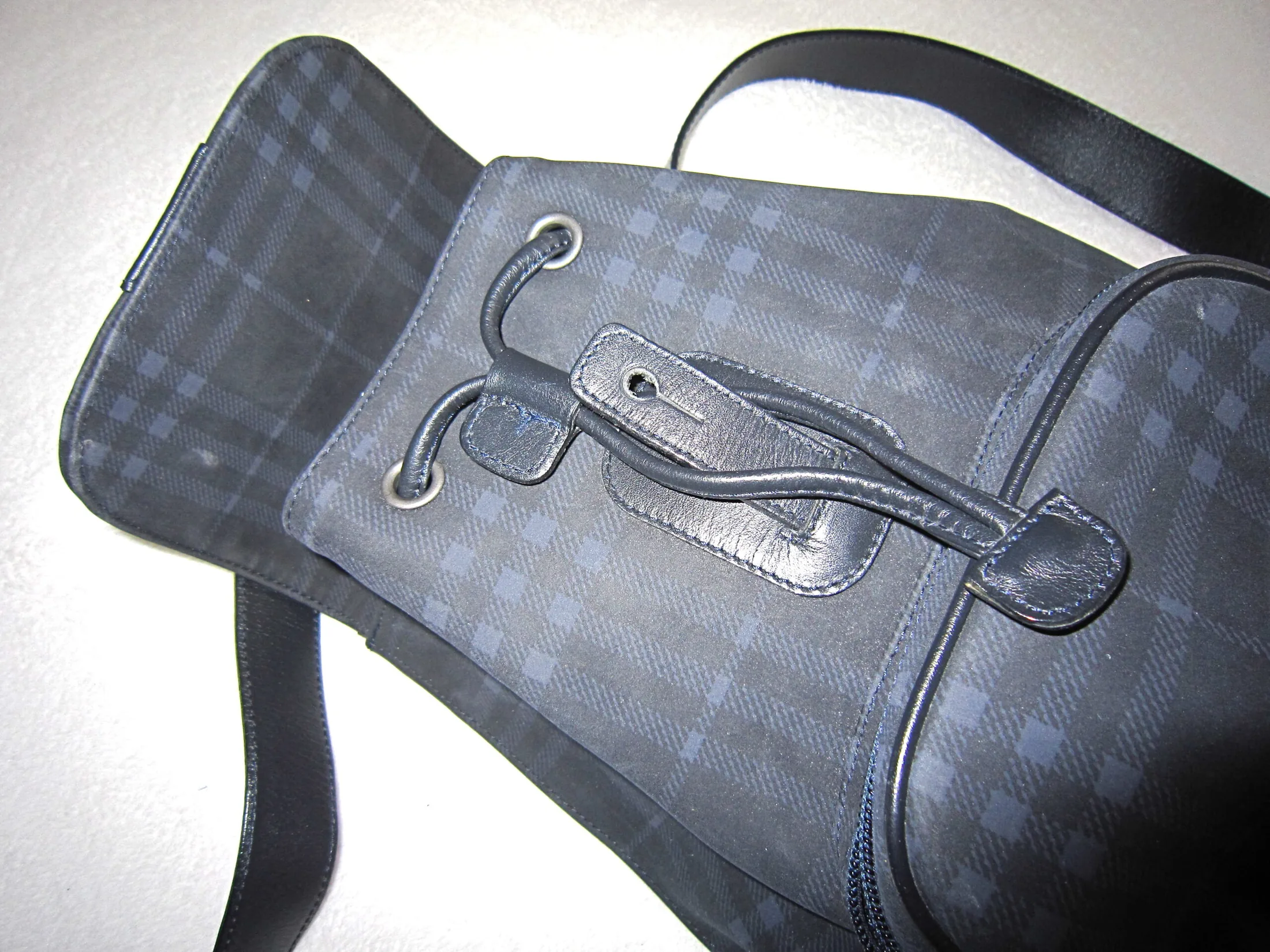 Burberry Nova Check Blue Classic Backpack — image 7