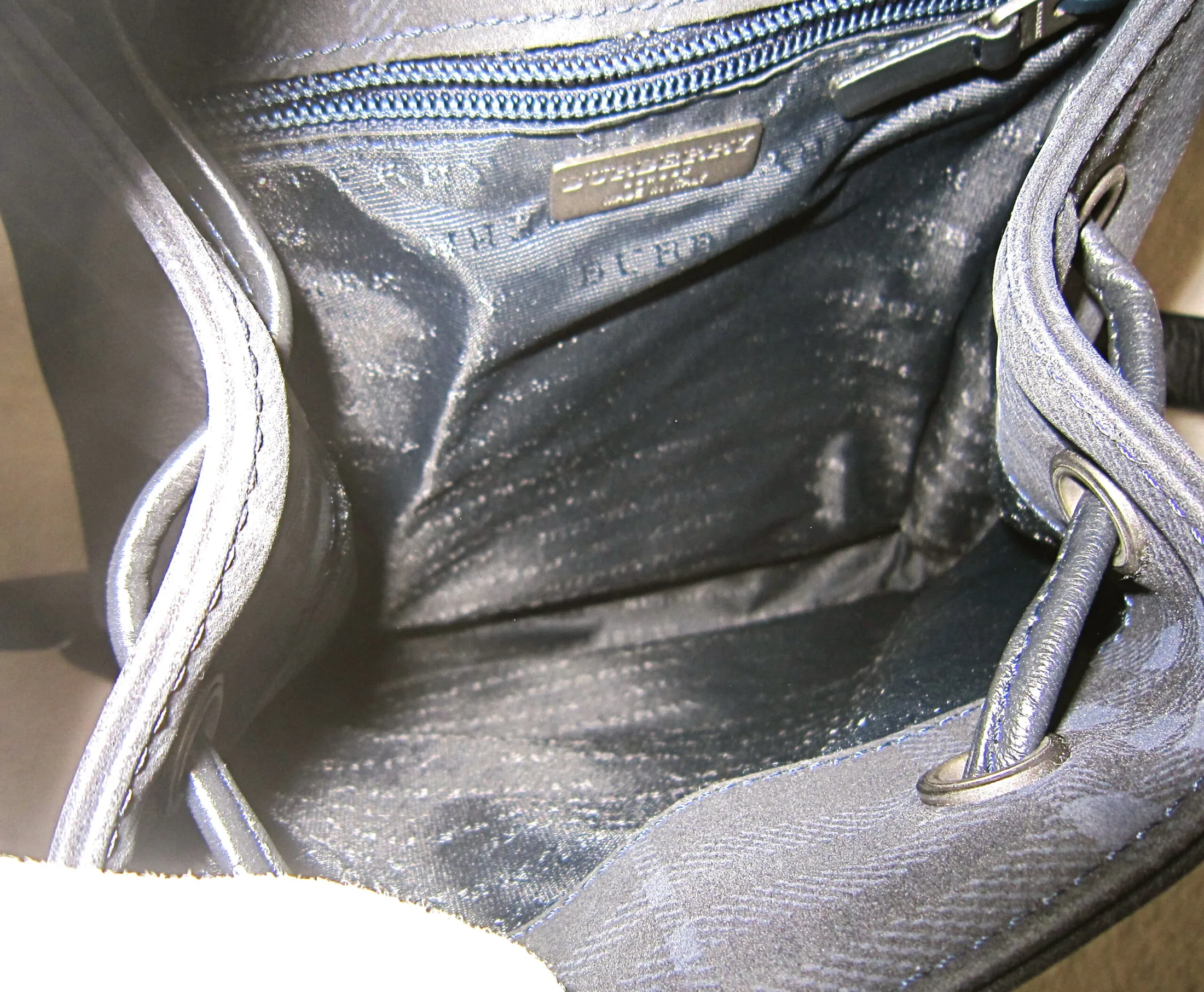 Burberry Nova Check Blue Classic Backpack — image 8