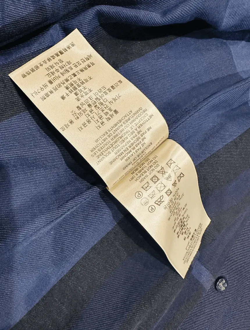 Burberry Brit Tumble Dark Navy Blue Pea Coat Jacket — image 10