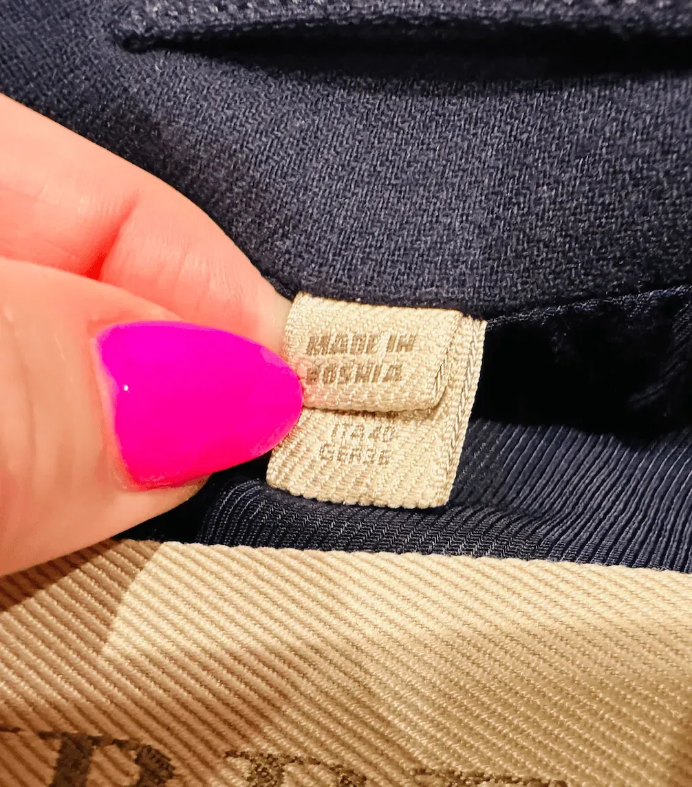 Burberry Brit Tumble Dark Navy Blue Pea Coat Jacket — image 11