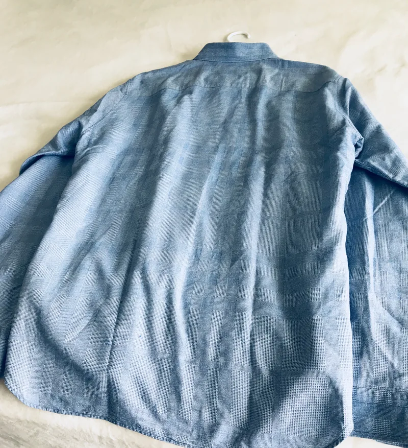 Burberry London Check Pale Blue Dress Shirt/XL — image 5