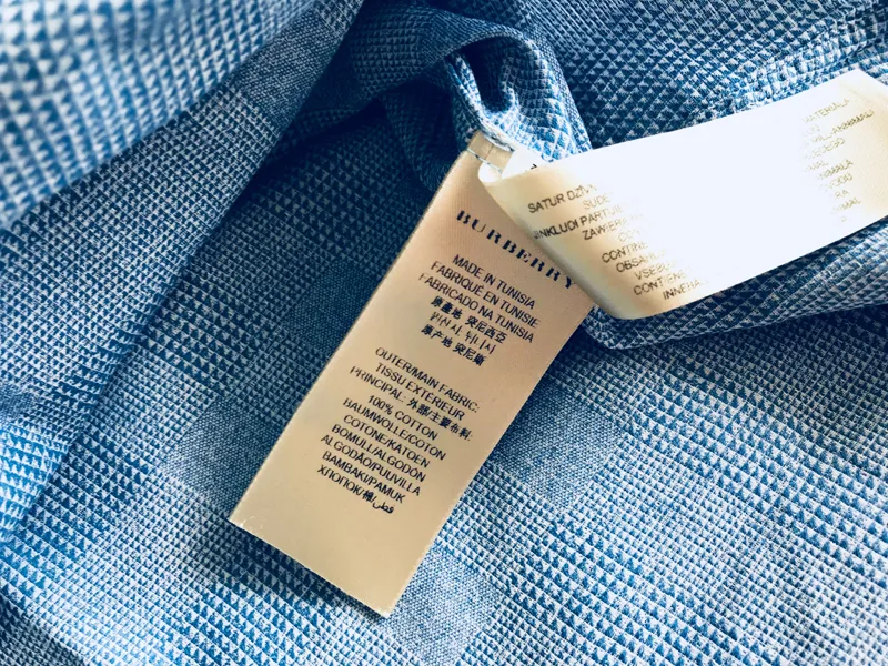Burberry London Check Pale Blue Dress Shirt/XL — image 6