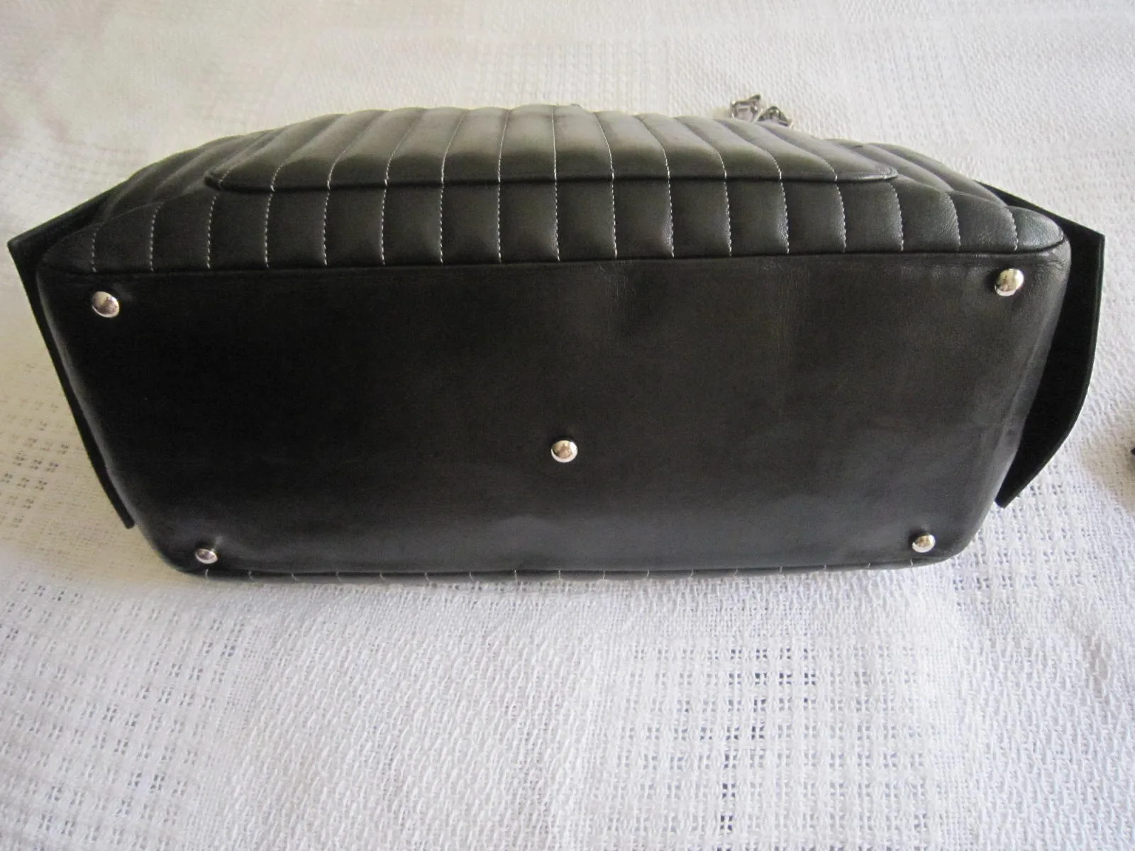Chanel Black Lambskin Mademoiselle Tote Bag — image 3