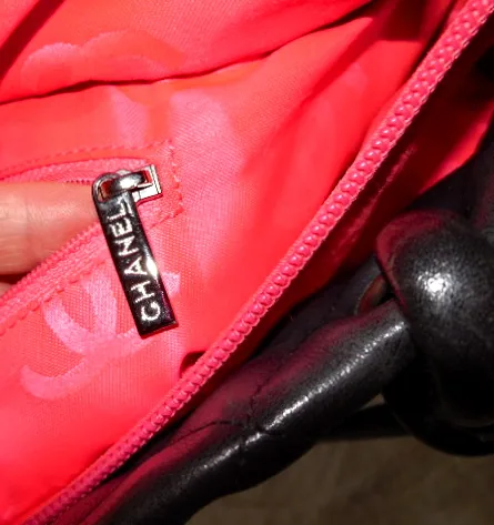 Chanel Black Lambskin Cambon CC Large Tote Bag — image 7