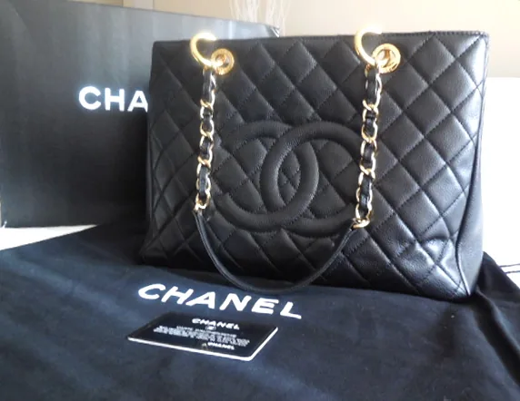Chanel GST Black Tote Bag