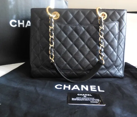 Chanel GST Black Tote Bag — image 2