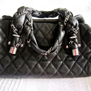 Chanel Limited Edition Lambskin Lady Braid Bowler Purse