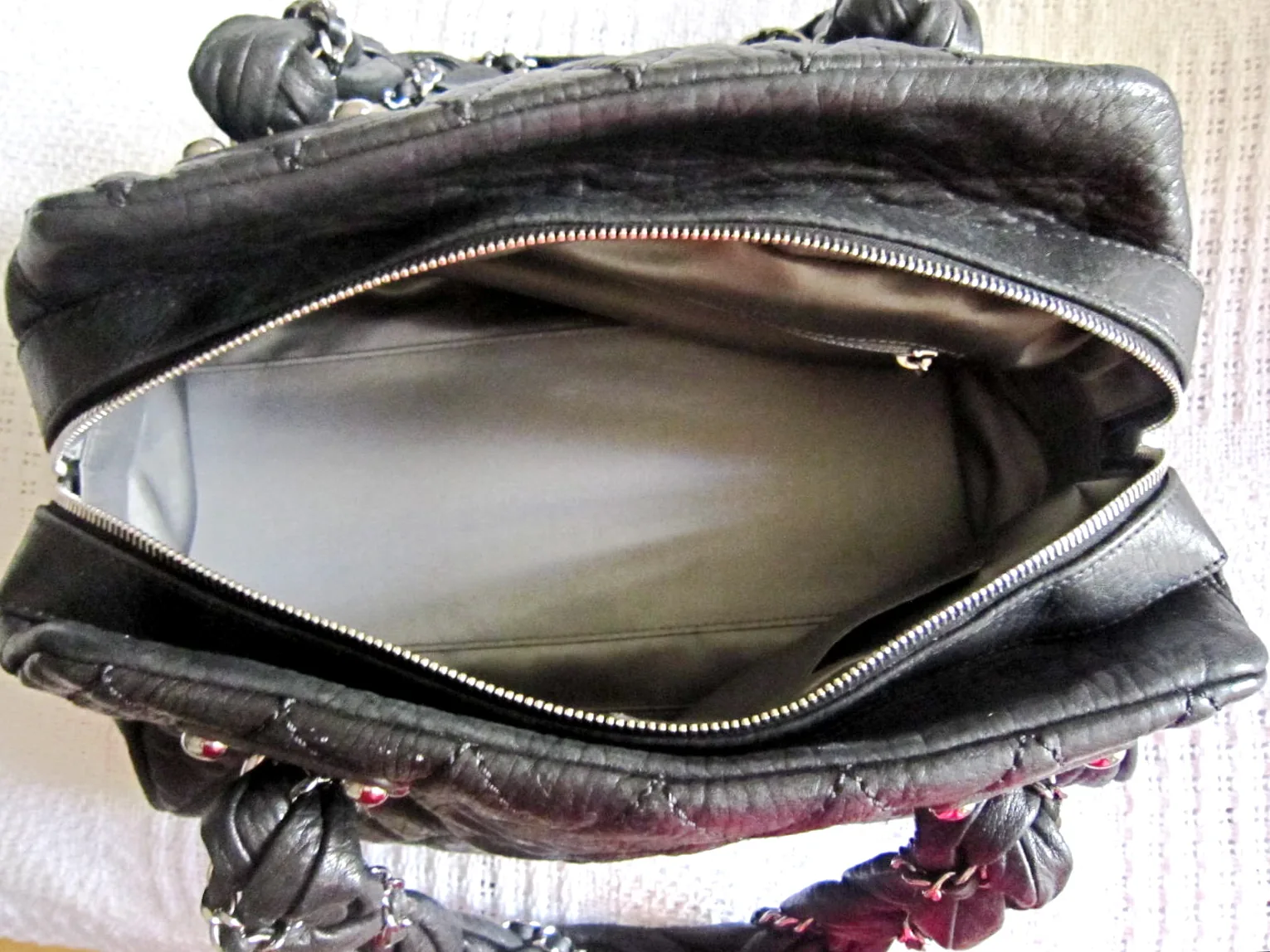 Chanel Limited Edition Lambskin Lady Braid Bowler Purse — image 7