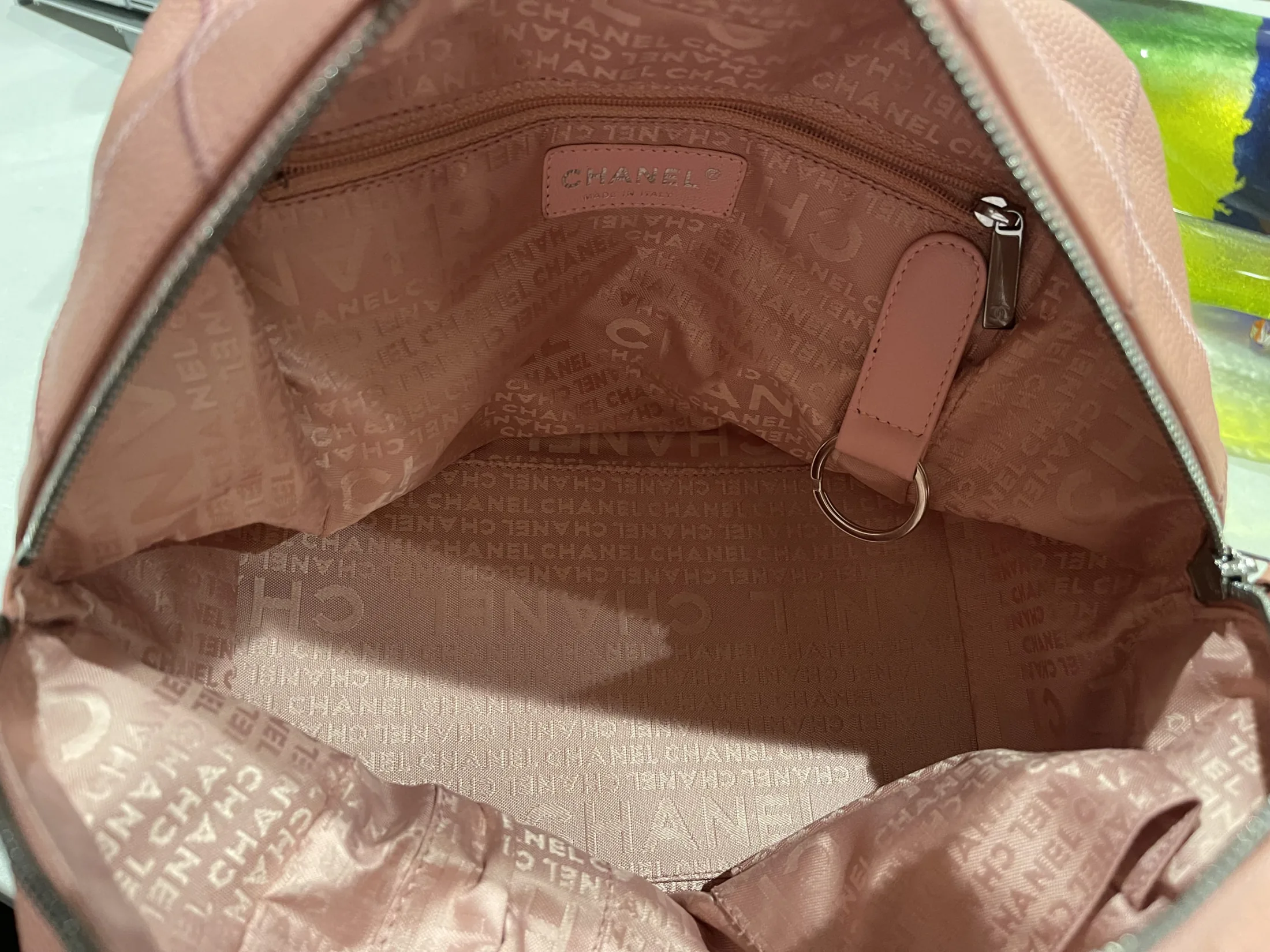 Chanel Square Stitch Bowler Quilted Caviar Pink Ballerina Tote Bag — image 11