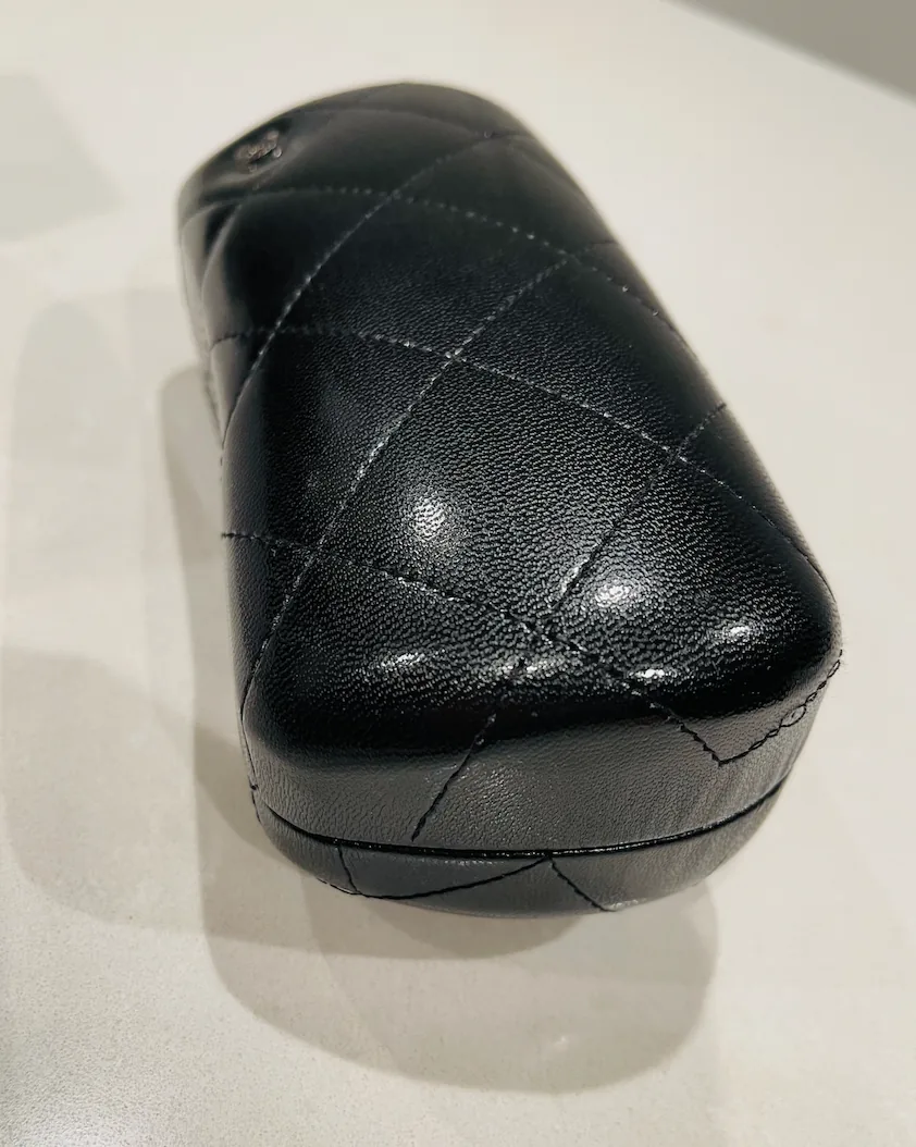 Chanel Black CC Logo Sunglasses Case & Box — image 4