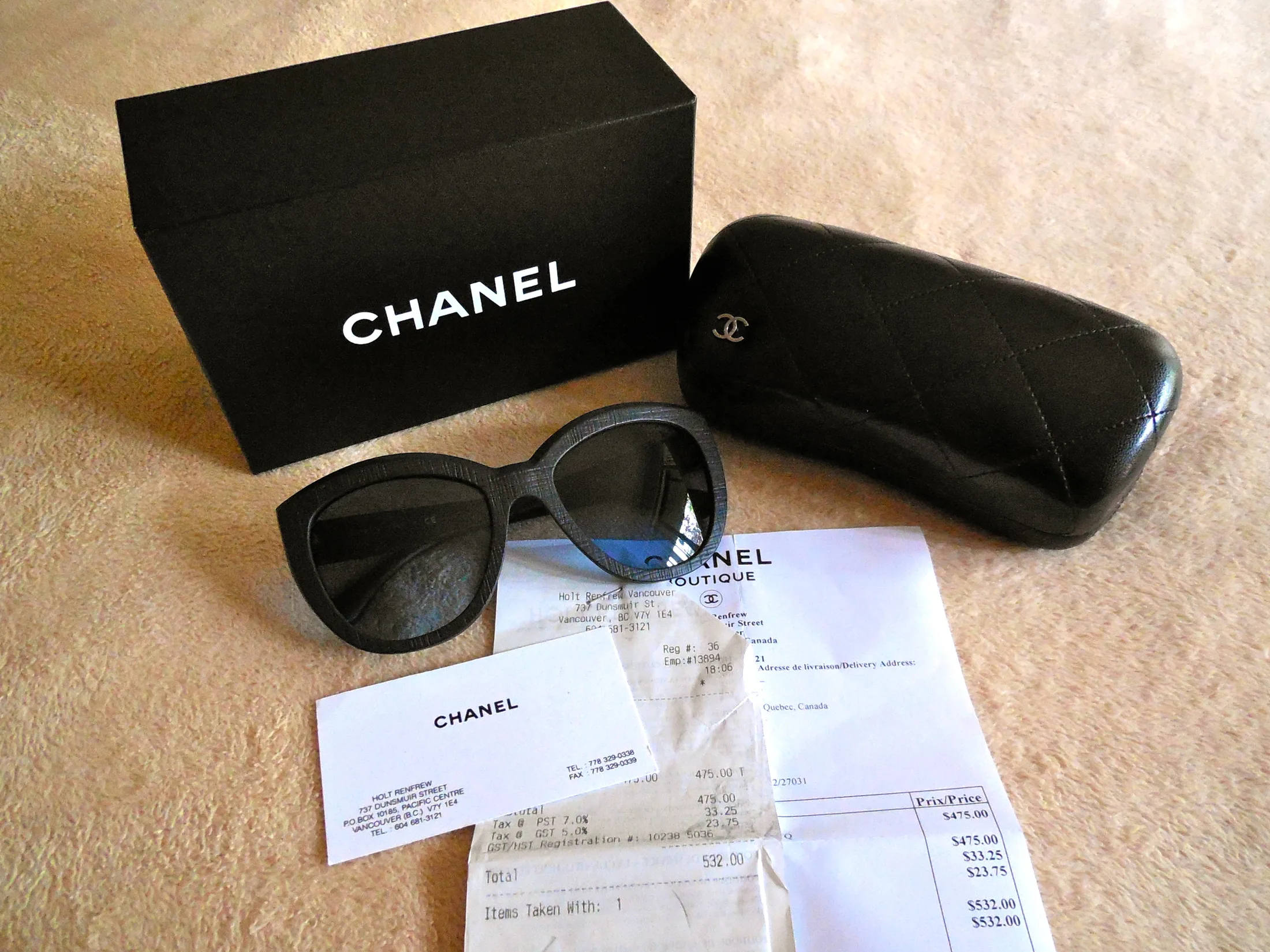 Chanel DK Blue Precious Butterfly Sunglasses — image 4
