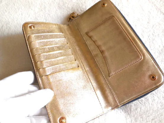 Chanel Blue Denim Zip Around Wallet — image 6