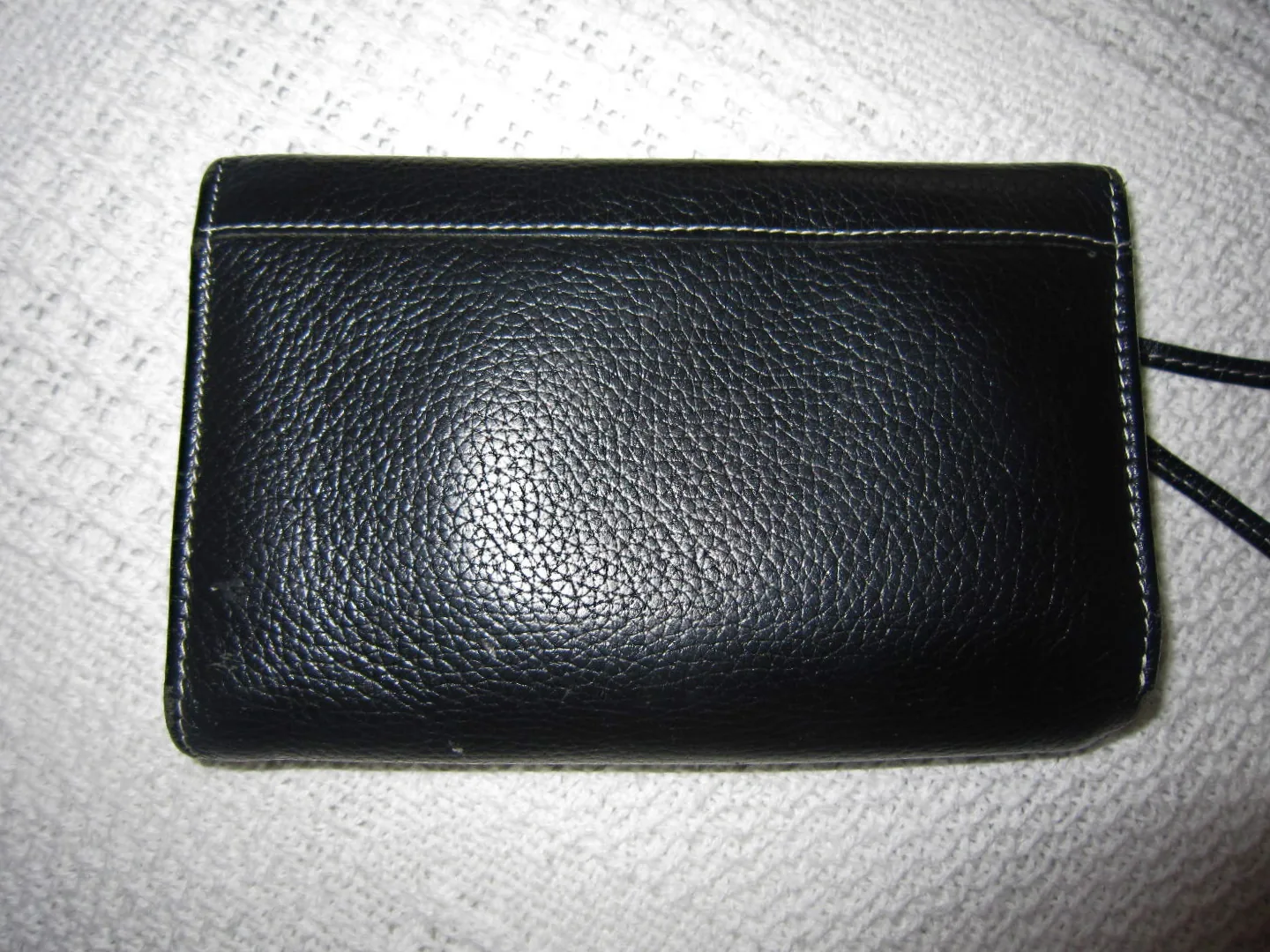 Chloe Black Leather Zip Wallet — image 3