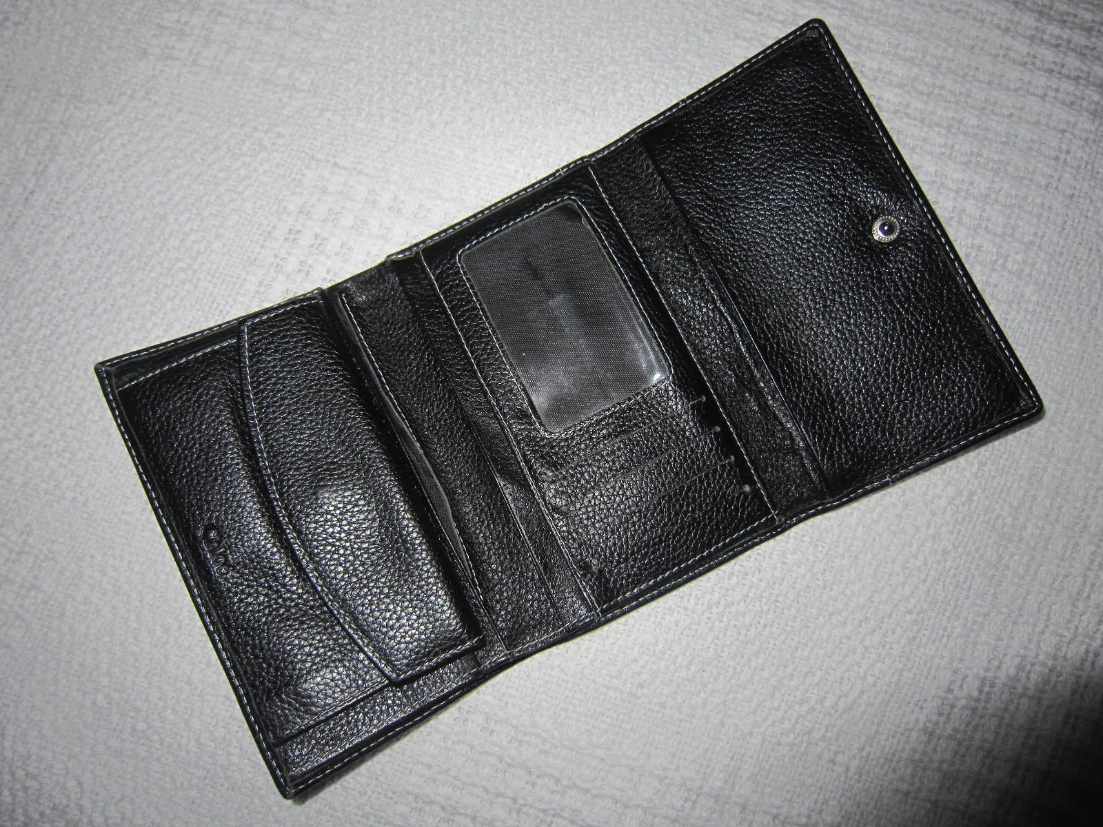 Chloe Black Leather Zip Wallet — image 4