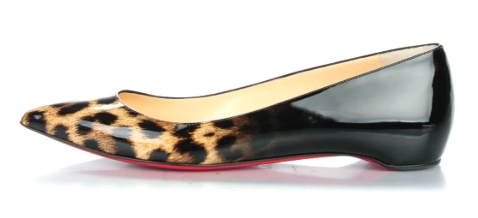 Christian Louboutin Leopard Patent Degrade Pigalle Follies Flats — image 2