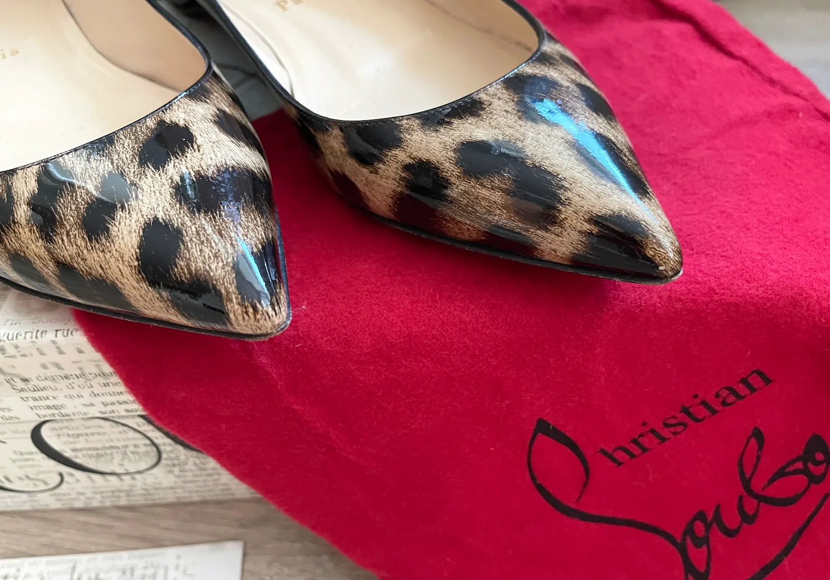 Christian Louboutin Leopard Patent Degrade Pigalle Follies Flats — image 4