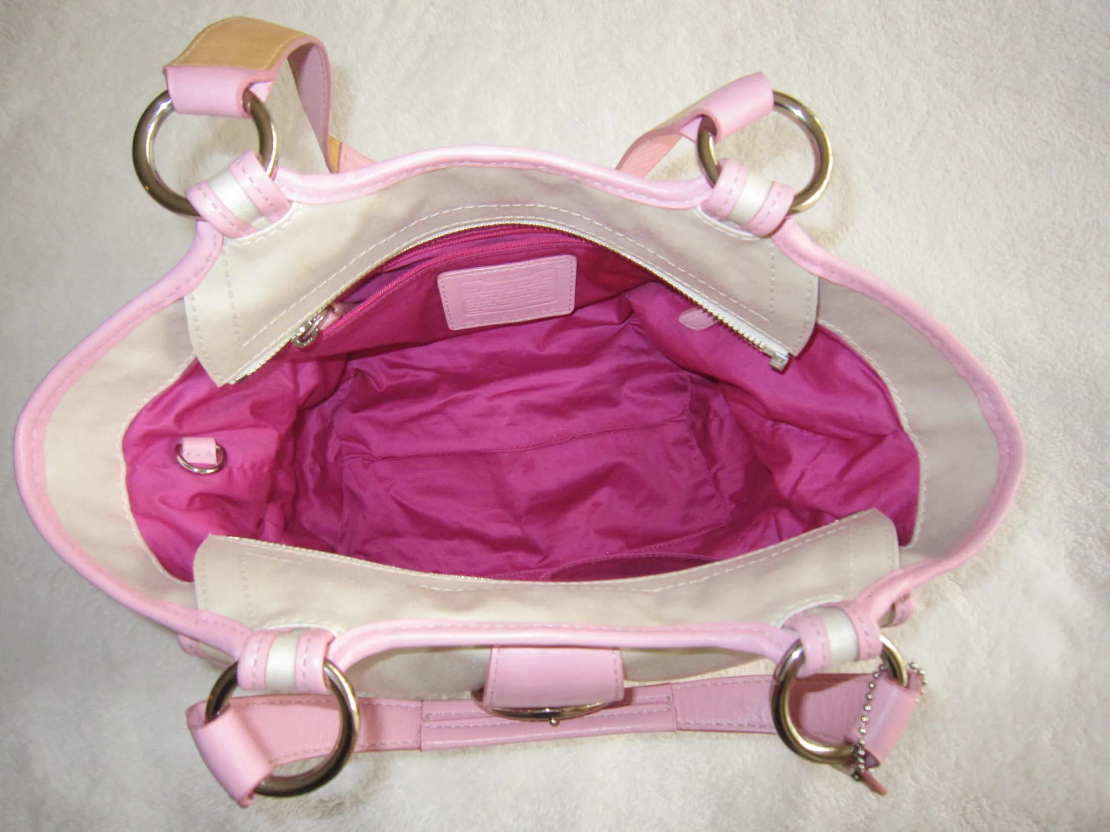 Coach 1882 Soho Twill Pink Tote — image 13