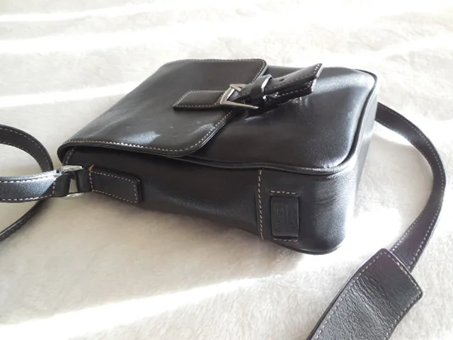 Coach Black Leather Messenger Bag — image 3