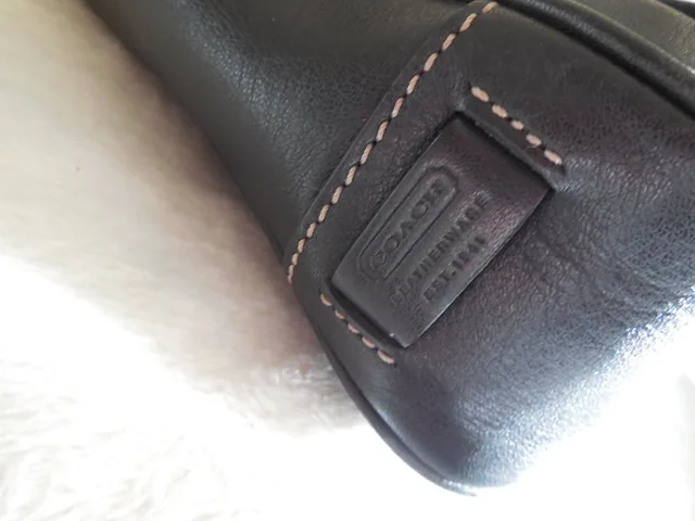 Coach Black Leather Messenger Bag — image 5