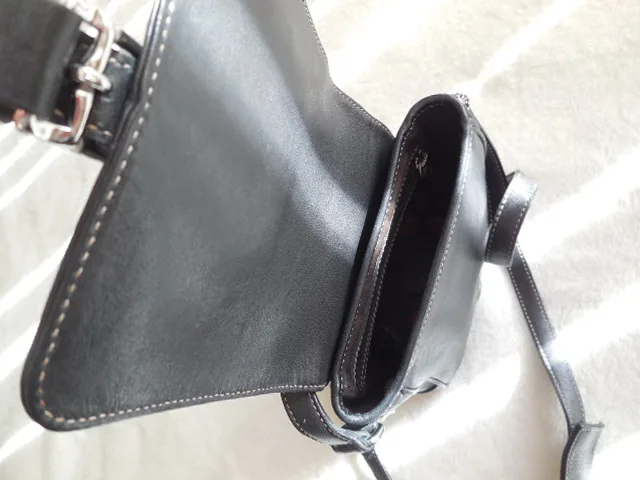 Coach Black Leather Messenger Bag — image 6