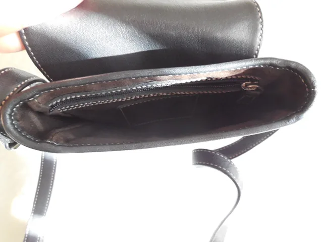 Coach Black Leather Messenger Bag — image 7