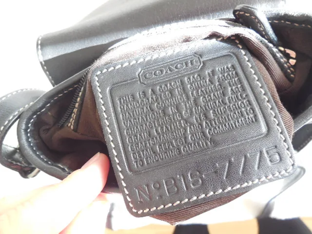 Coach Black Leather Messenger Bag — image 8