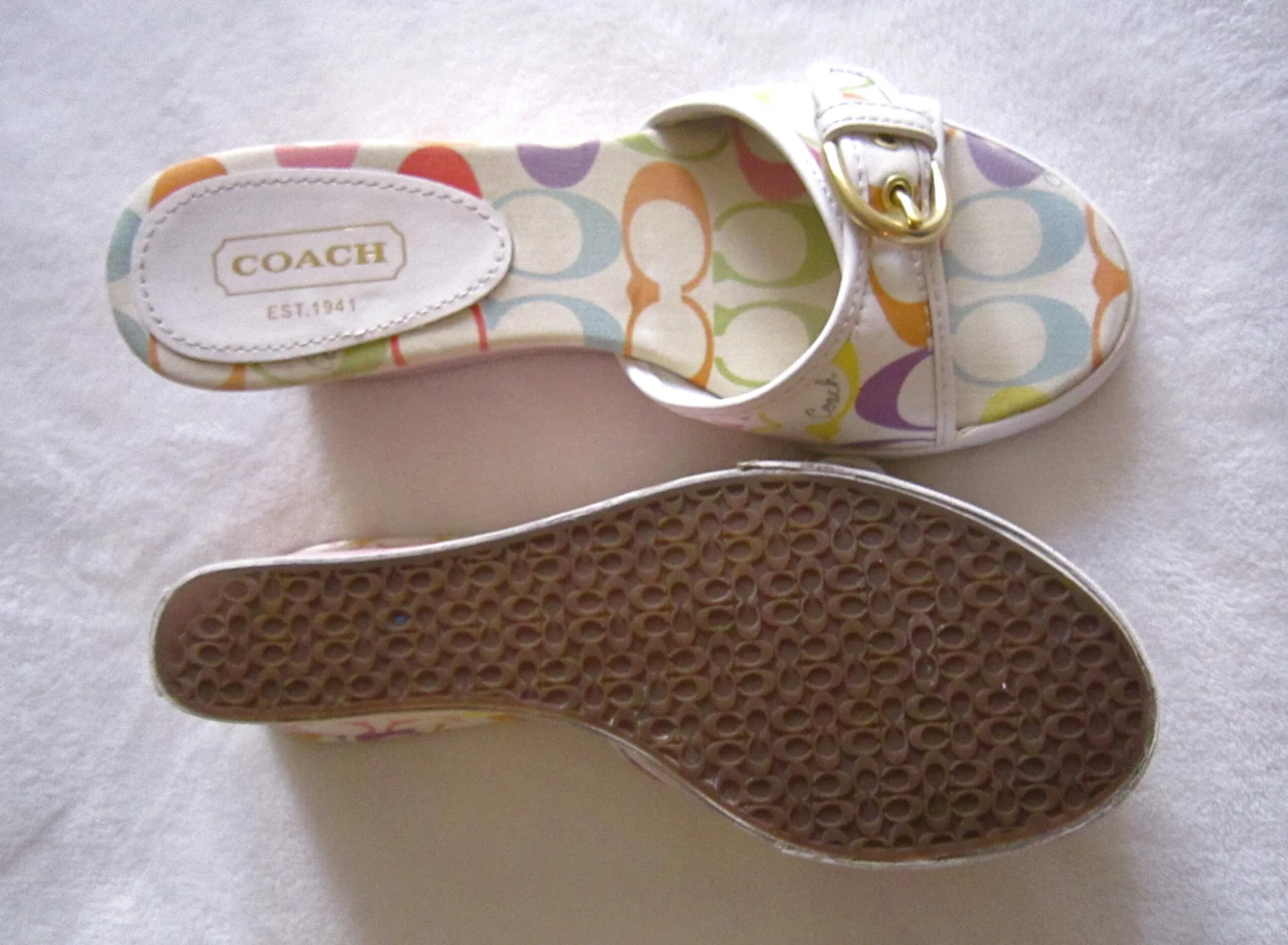 Coach Perry Multicolour Sandals/Sz. 7 — image 4