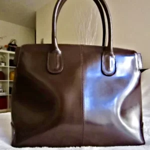 Cristian Brown Patent Leather Tote