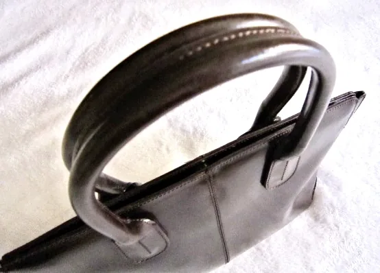 Cristian Brown Patent Leather Tote — image 3