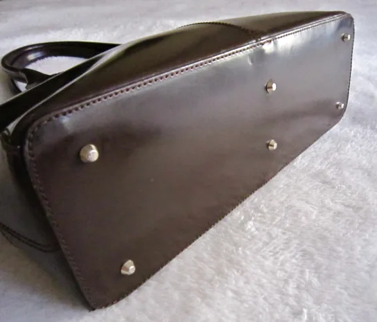 Cristian Brown Patent Leather Tote — image 4
