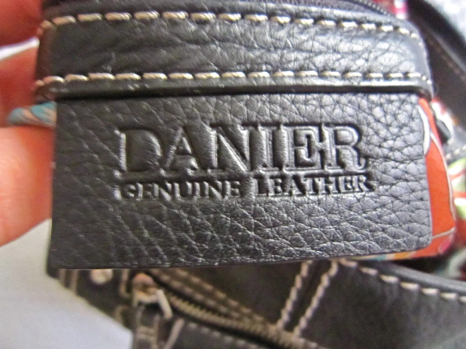 Danier Black Leather Crossbody Bag — image 8