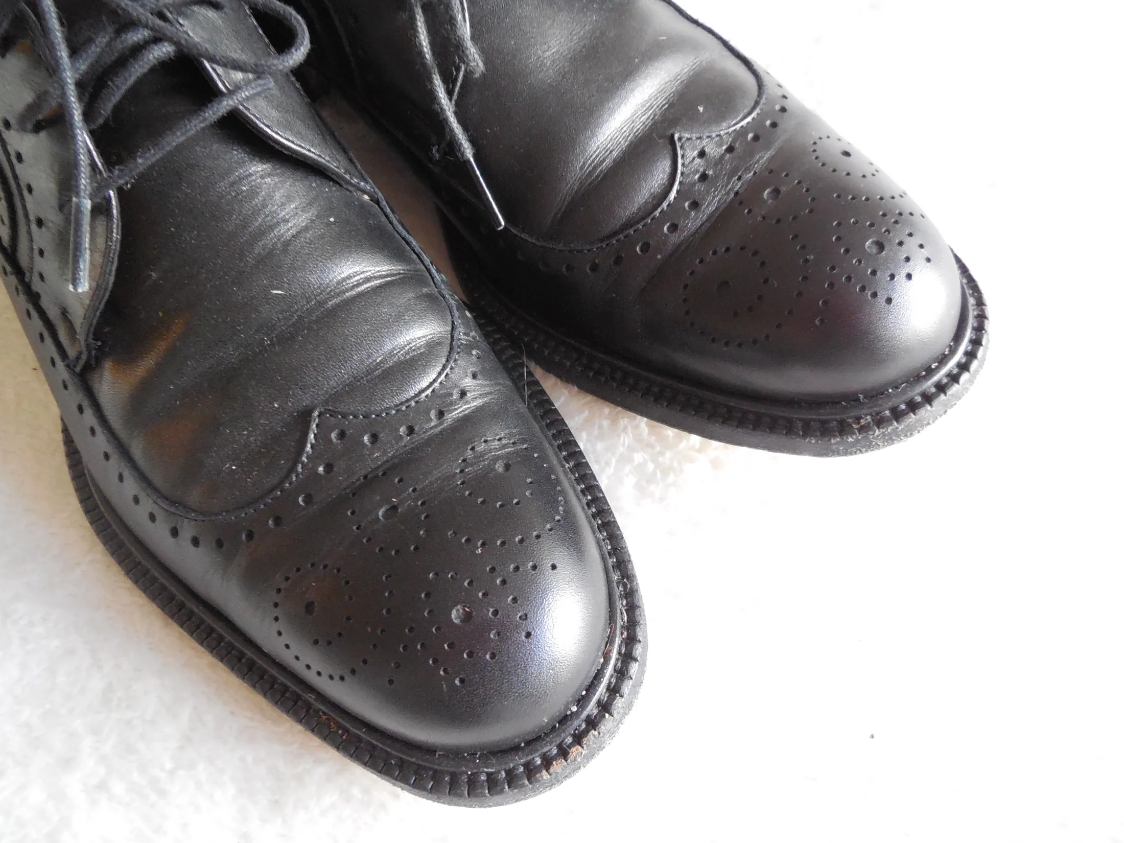 Duccio Del Duca Milano Black Leather Oxford Shoes /Size 36.5 — image 2