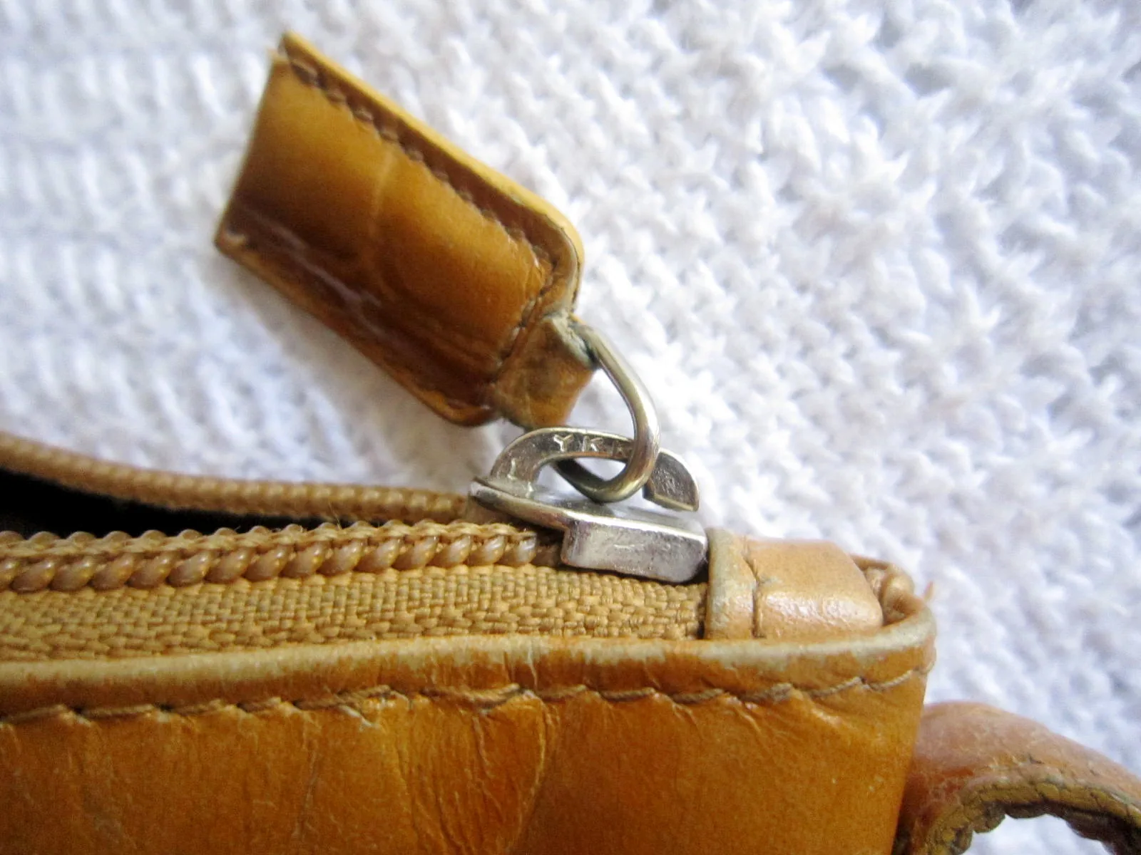 Desmo Yellow Croc Shoulder Bag — image 4