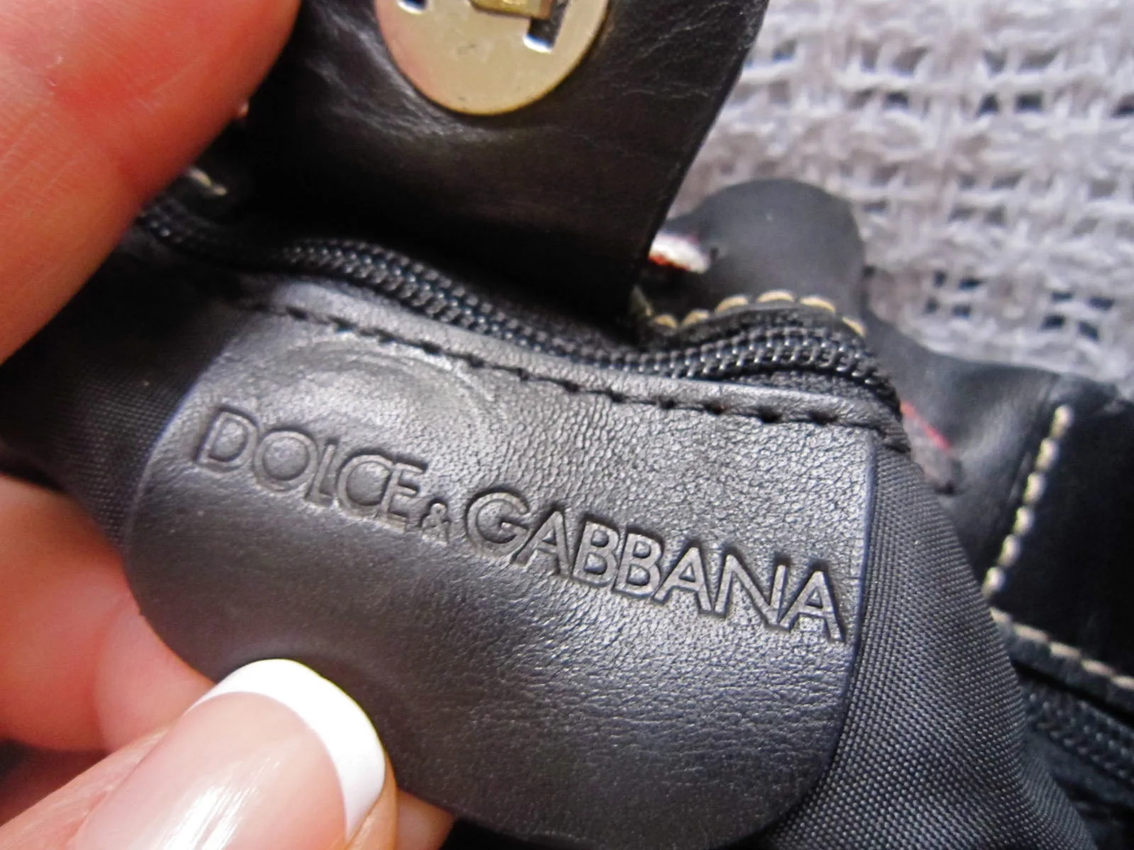 Dolce & Gabbana Black Leather Hobo Bag — image 8