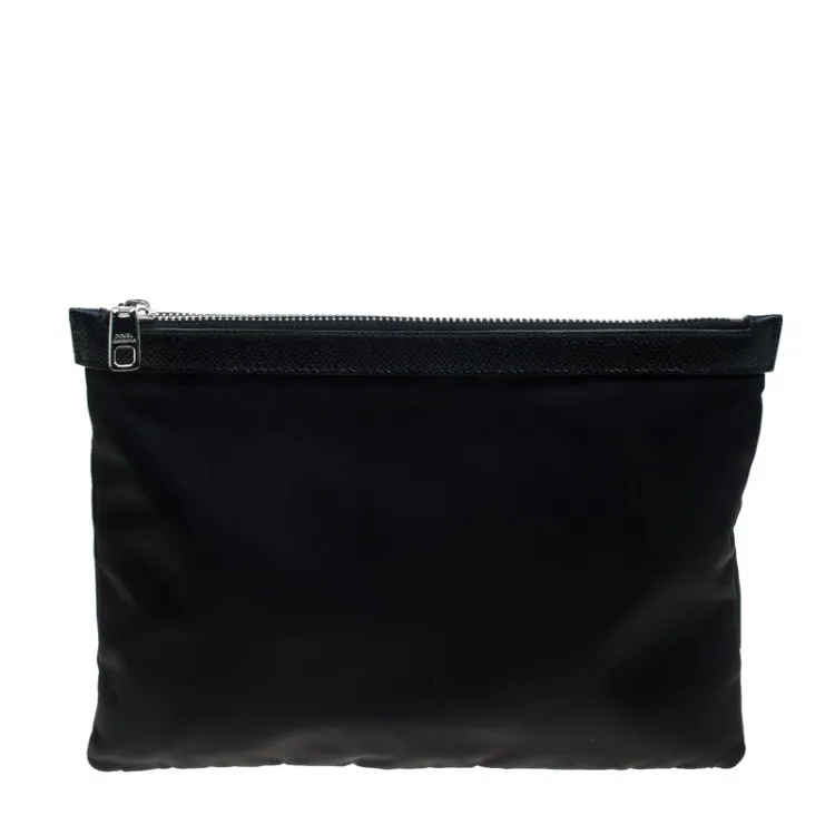 Dolce & Gabbana Black Boombox Radio Zip Clutch — image 4
